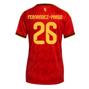 Belgien Matias Fernandez-Pardo #26 Hjemmebanetrøje Dame VM 2026 Kortærmet